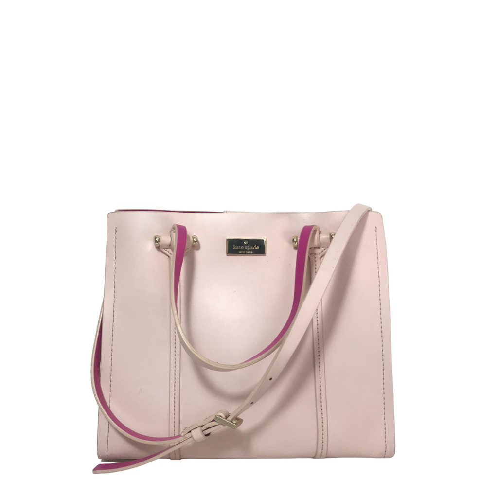 Kate Spade Pink Leather Elodie Arbour Hill Satchel | Pre Loved |