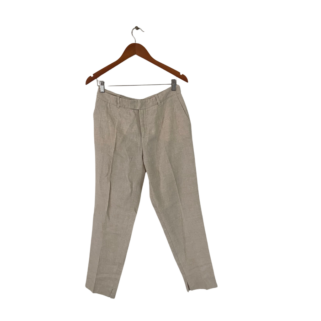 Mango Off-white Linen Pants | Gently Used |