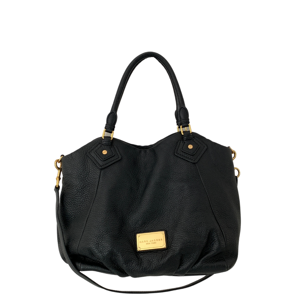 Marc Jacobs Black Pebbled Leather Shoulder Bag | Gently Used |