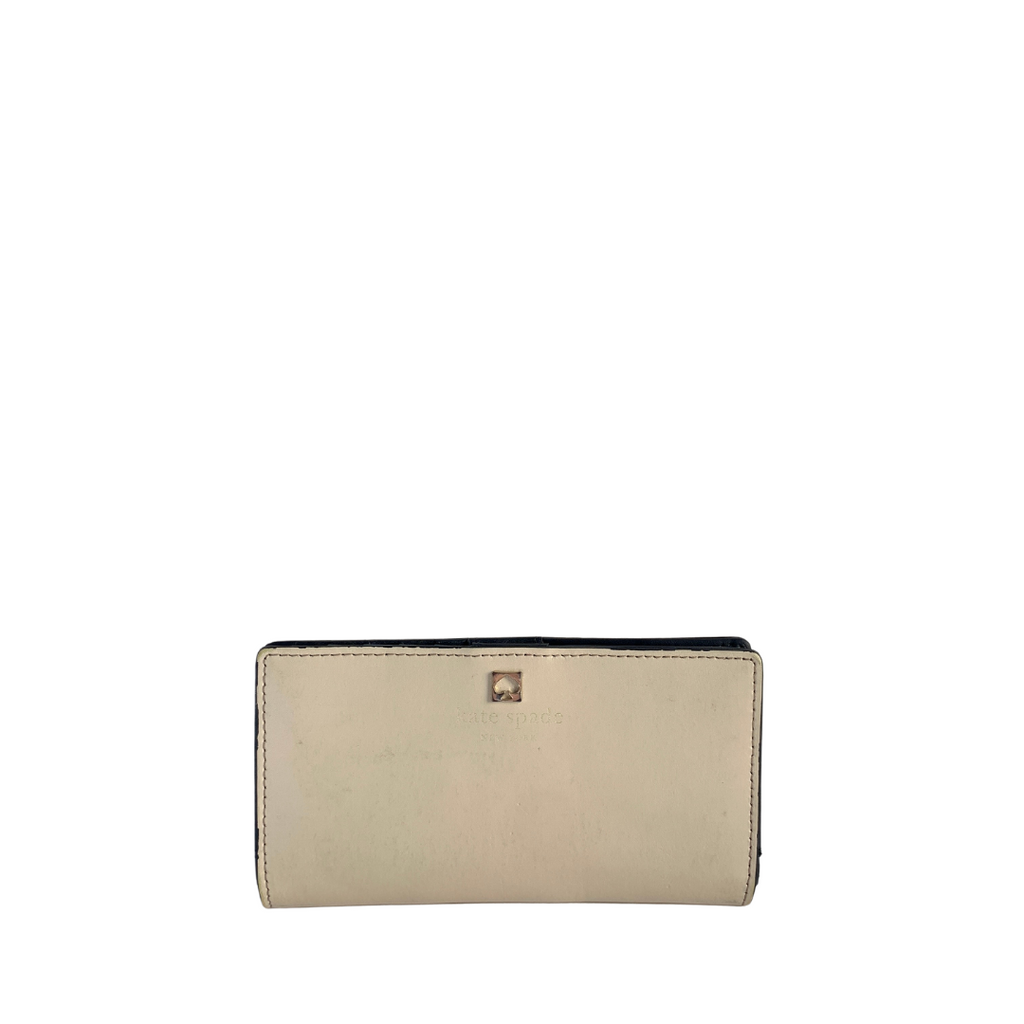 Kate Spade Beige Wallet | Pre Loved |