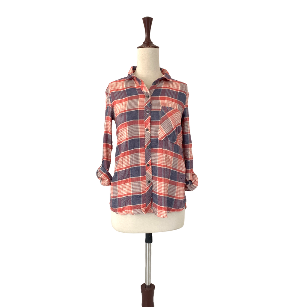 Lee Copper Checked Collared Shirt | Brand New |