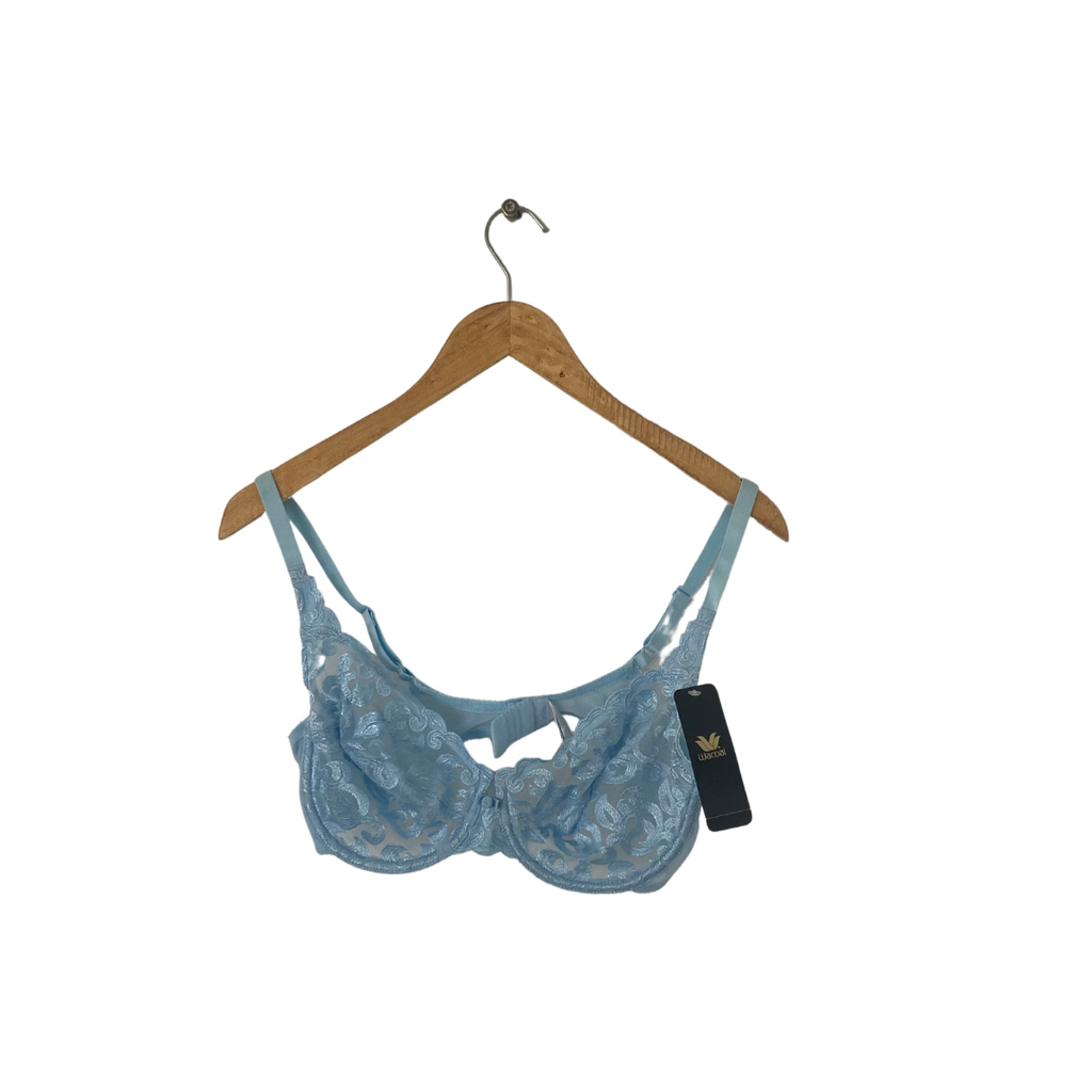 Wacoal Blue Sheer Embroidered Bra | Brand New |
