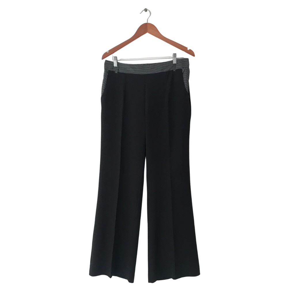 Jasper Conran Black with Polka Dot Belt Detail Pants | Gently Used |