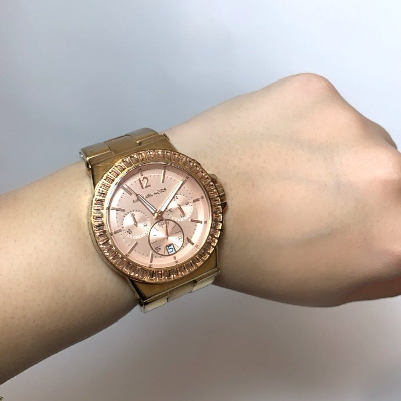Michael Kors MK5412 Rosegold Rhinestone Watch | Pre Loved |
