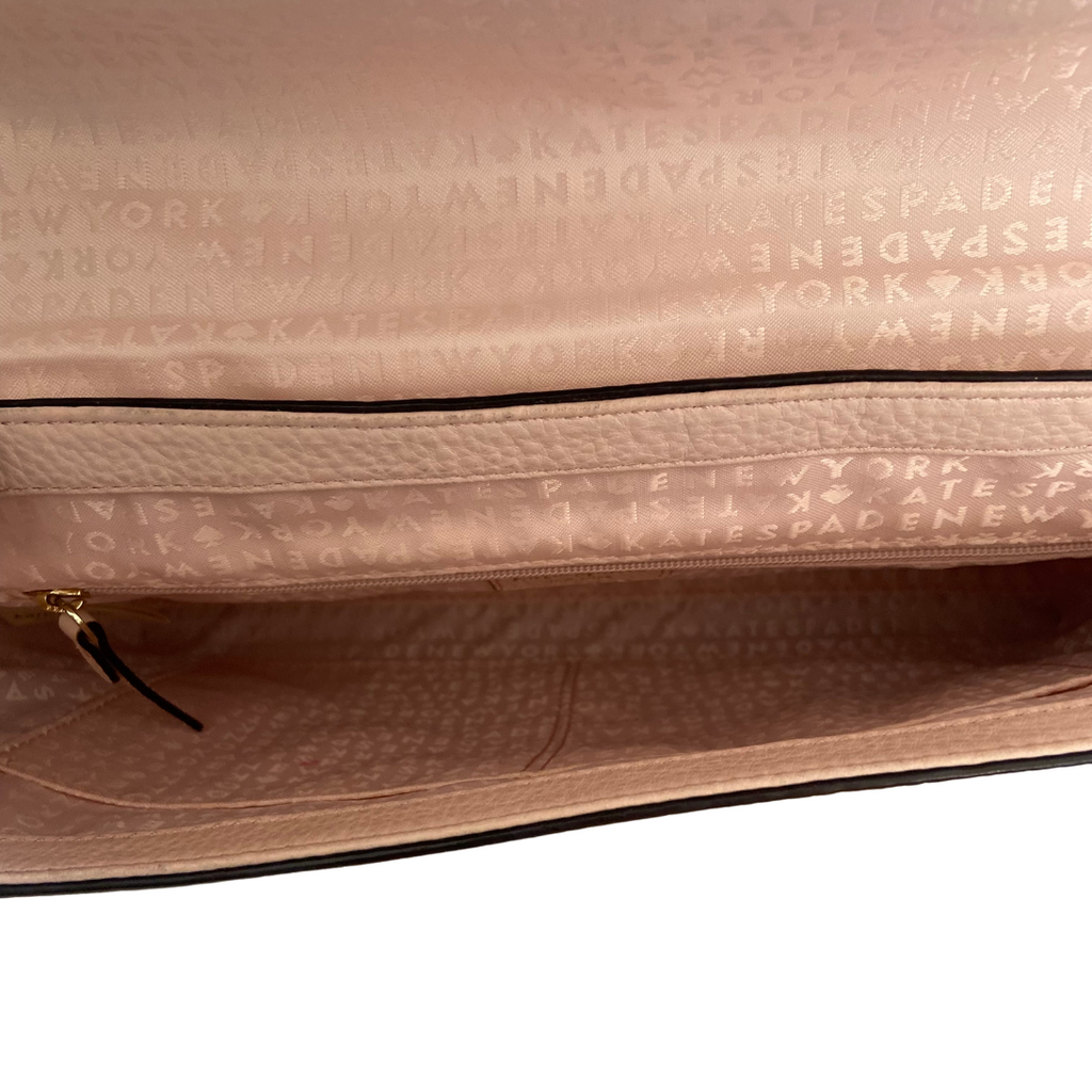 Kate Spade Pink Leather Flap Shoulder Bag | Pre Loved |