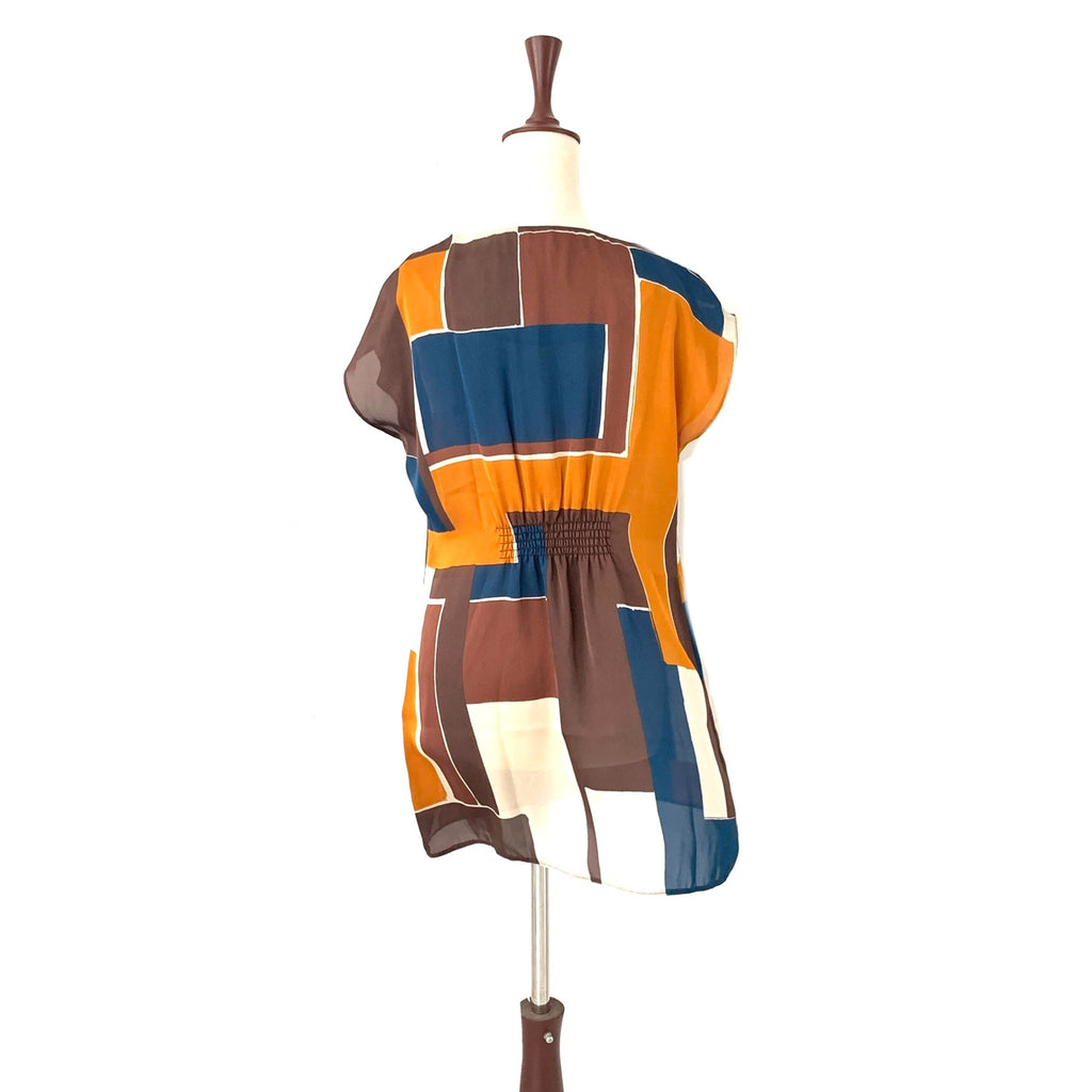 Wallis Printed Pleated Back Dress | Pre Loved |