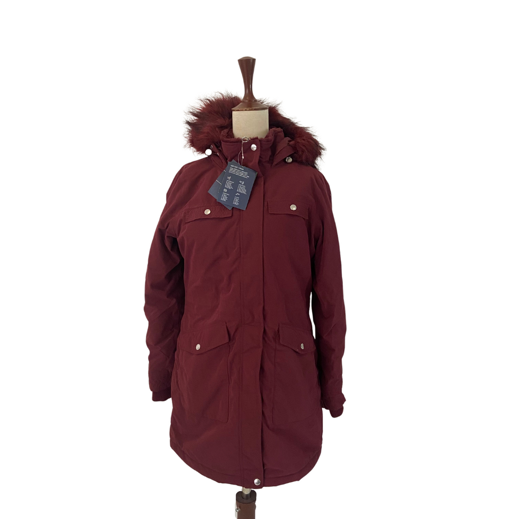 Regatta 'Samiyah' Waterproof Maroon Parka Jacket | Brand New |
