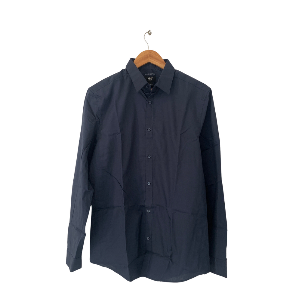 H&M Navy Blue Men's Collared Shirt | Brand New |