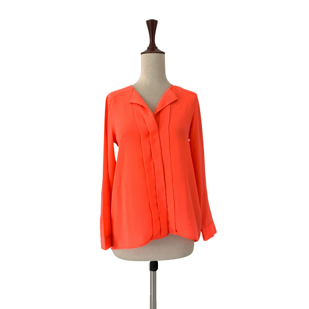 H&M Neon Orange Top | Pre Loved |