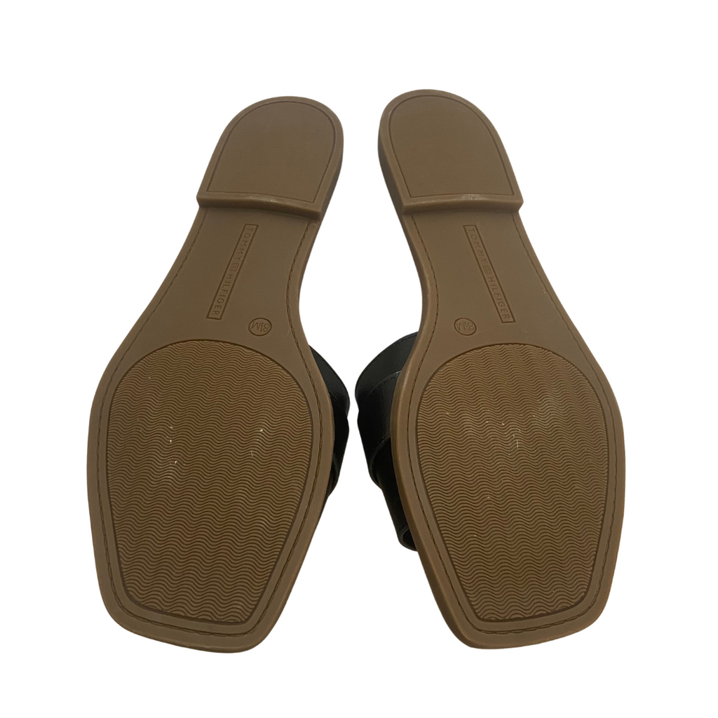 Tommy Hilfiger Black Logo Flats | Gently Used |