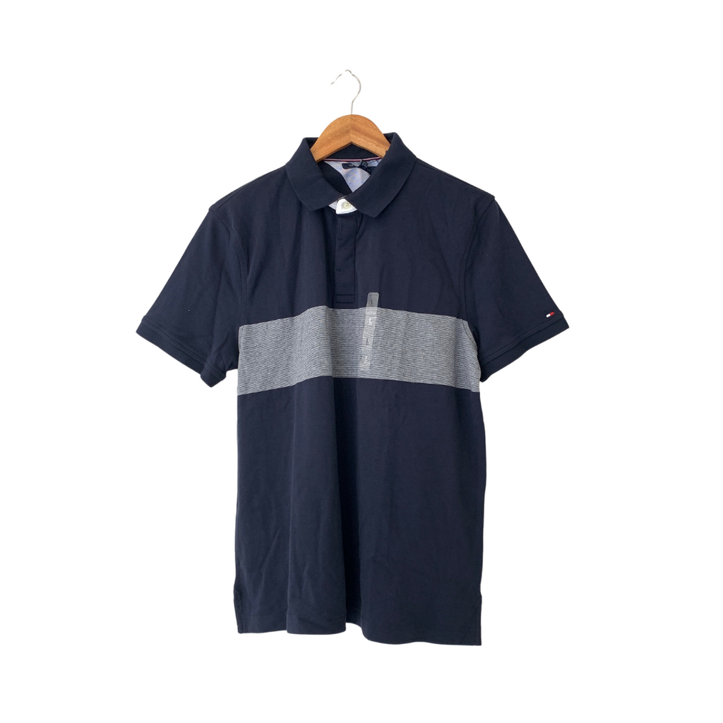 Tommy Hilfiger Men's Navy Blue Polo Shirt | Brand New |
