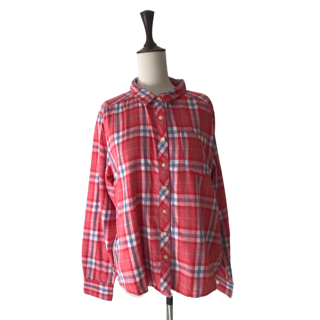 NEXT Red Checked Collared Shirt | Gently Used |