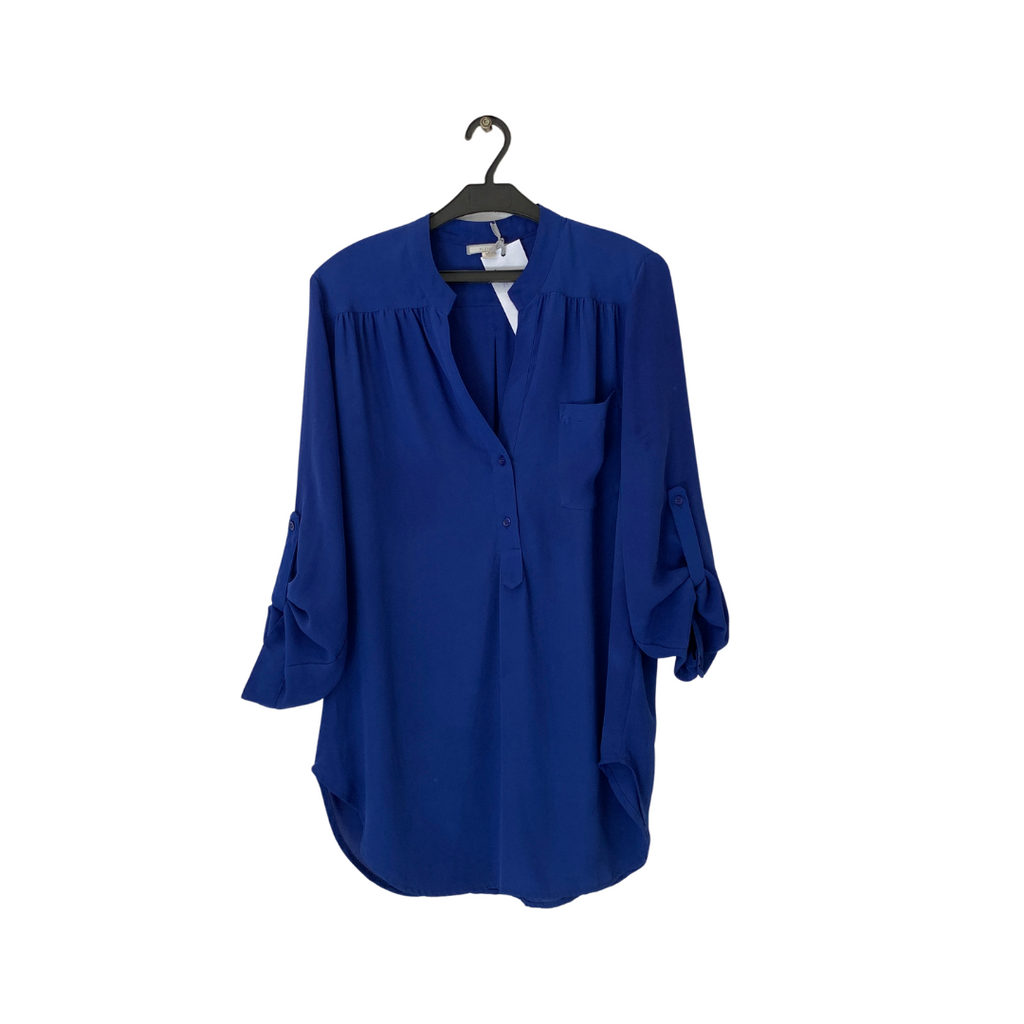 Pleione Blue Long-sleeved Top