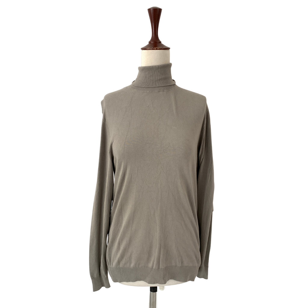ZARA Light Grey Turtle-neck Sweater | Pre Loved |