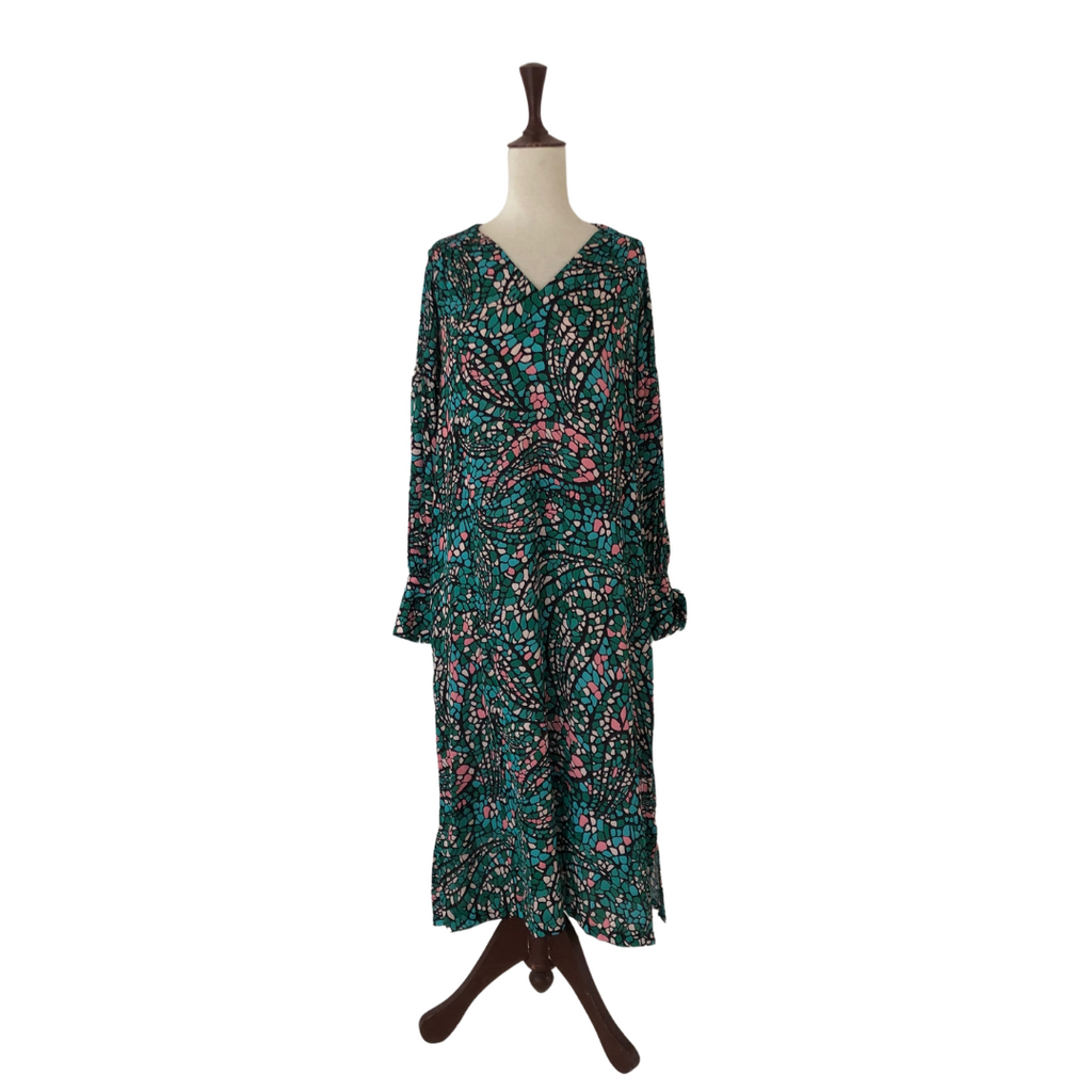 H&M Green Printed Tunic | Gently Used |