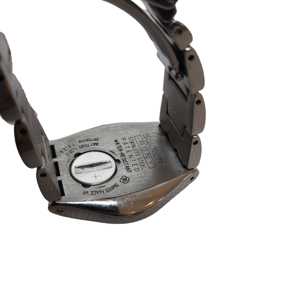 Swatch Round Dial Silver Bracelet Watch | Pre Loved |