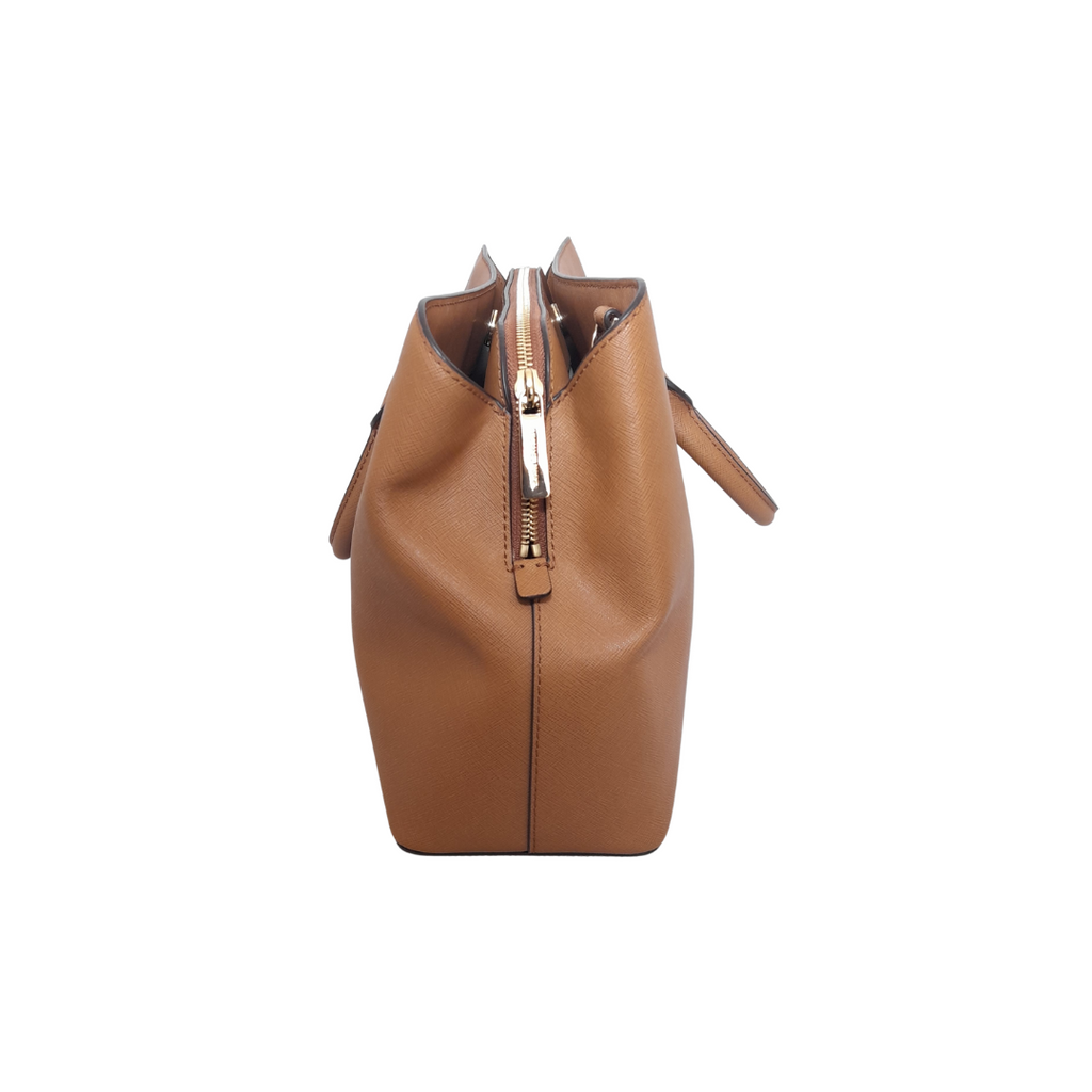 Michael Kors 'Savannah' Tan Leather Satchel | Gently Used |