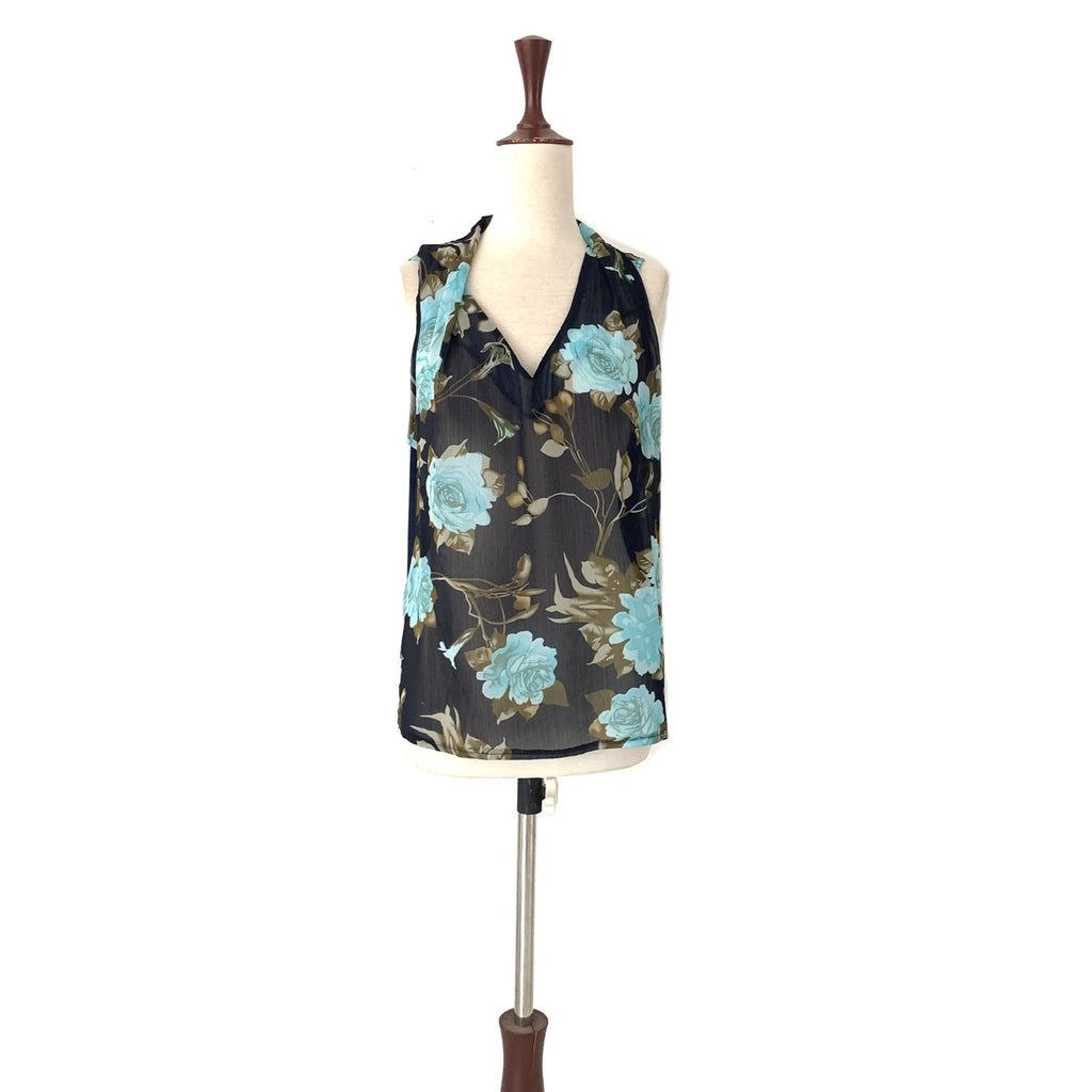 Lori Michaels Printed Sleeveless Blouse | Pre Loved |