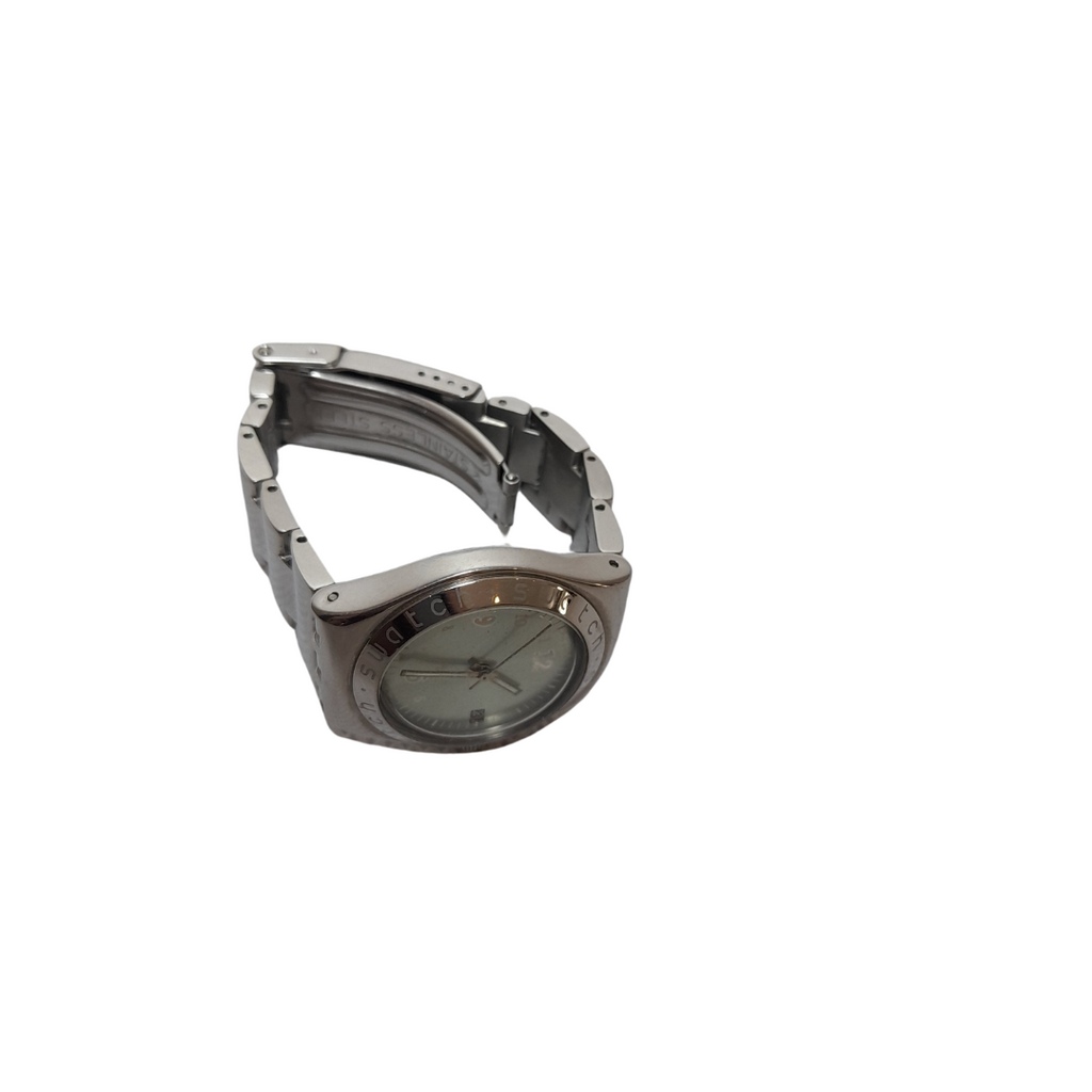 Swatch Round Dial Silver Bracelet Watch | Pre Loved |