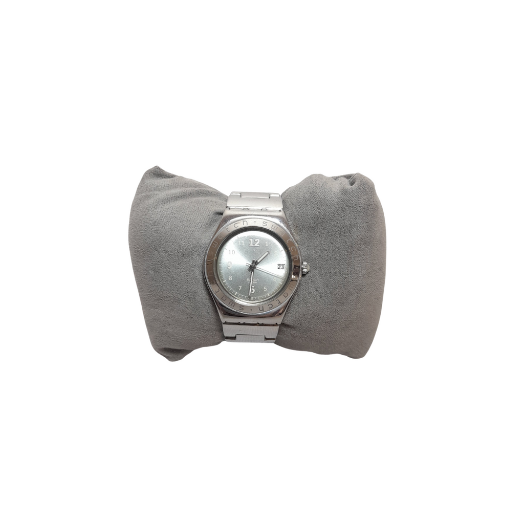 Swatch Round Dial Silver Bracelet Watch | Pre Loved |