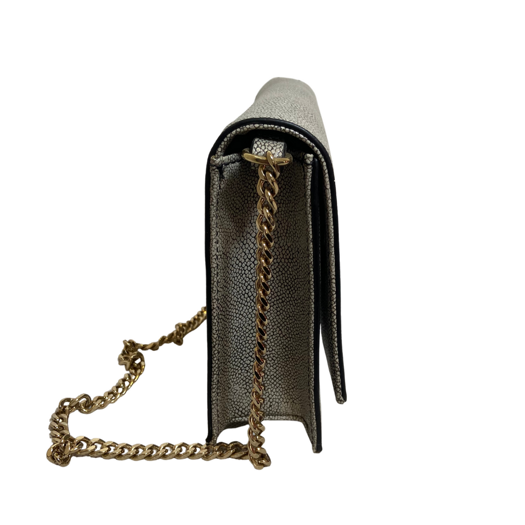 Nine West Grey Pebbled "Anni" Shoulder Bag | Brand New |