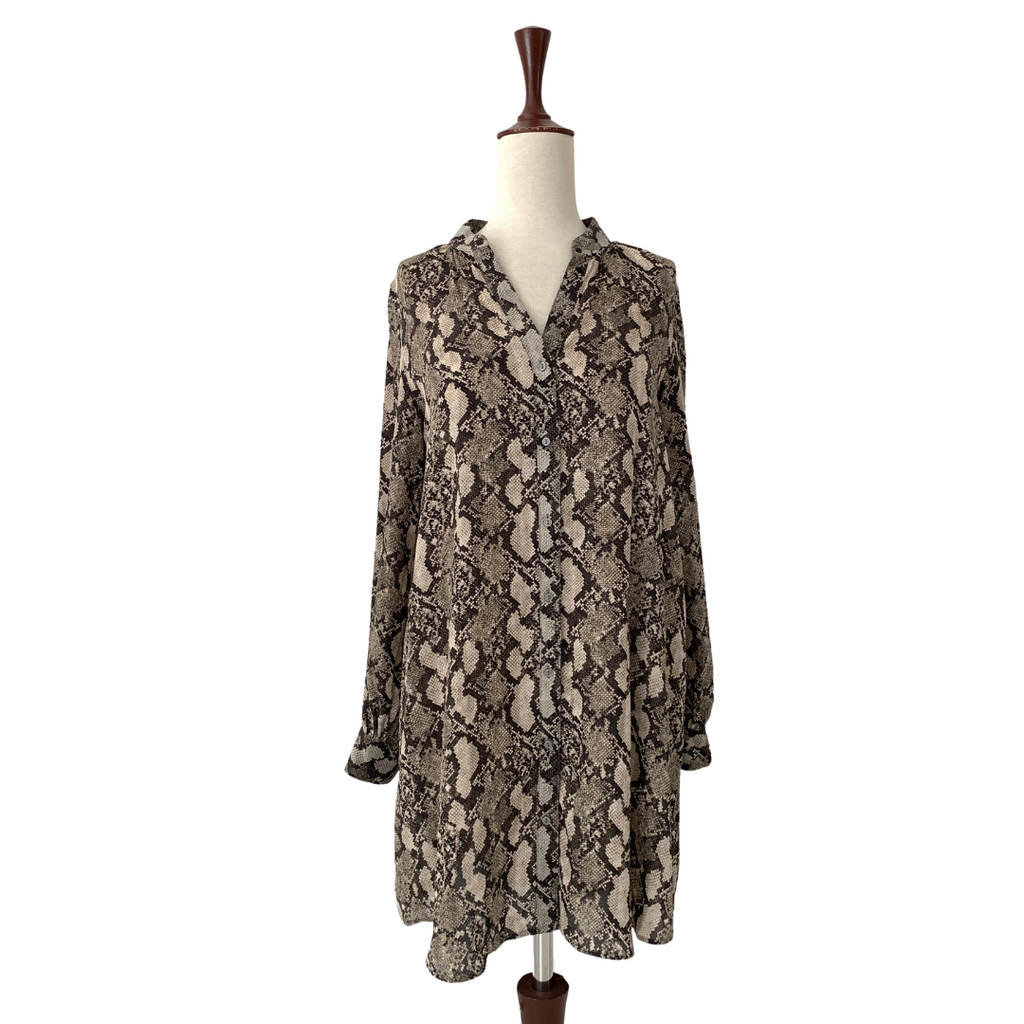 H&M Snakeskin Print Shirt | Gently Used |