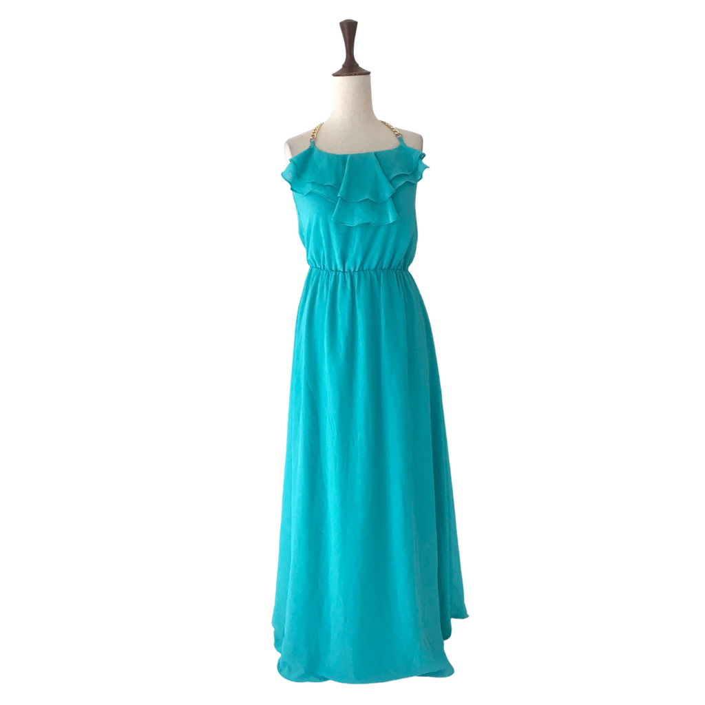 Suite Blanc Turquoise Maxi Dress | Brand New |