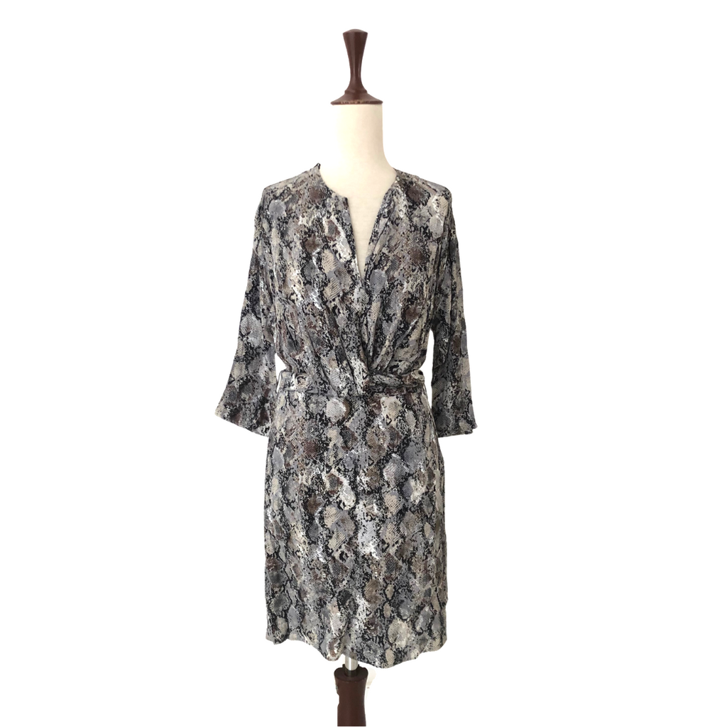 Mango Snakeskin Printed Dress | Gently Used |