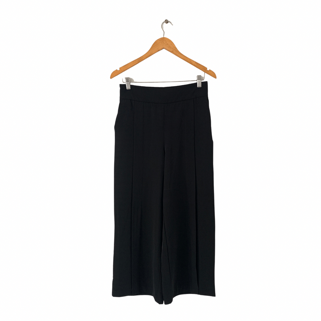 ZARA Black Wide-legged Pants | Pre Loved |