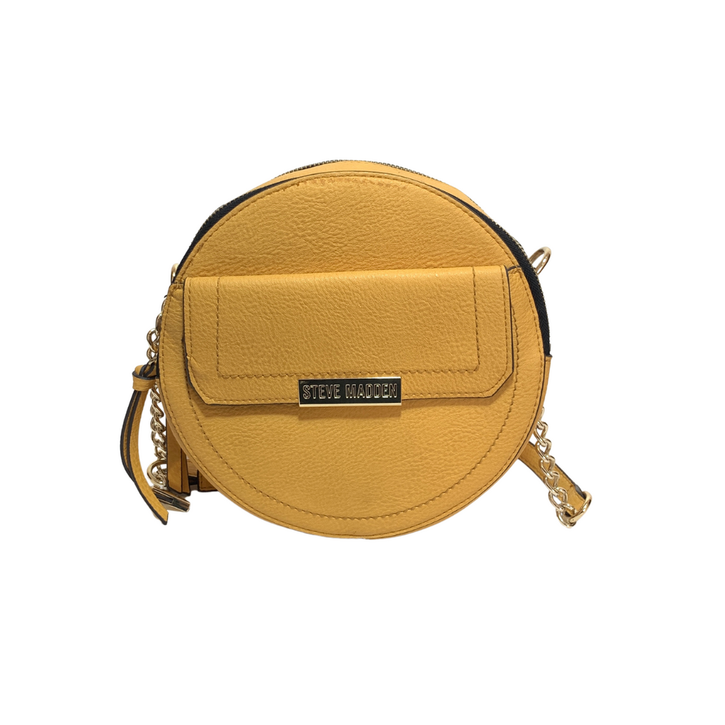 Steve Madden Yellow Round Cross-body Bag | Pre Loved |