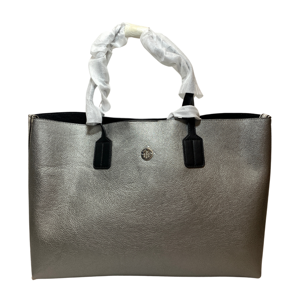 Tommy Hilfiger Pewter 'Cool Tommy' Tote | Brand New |