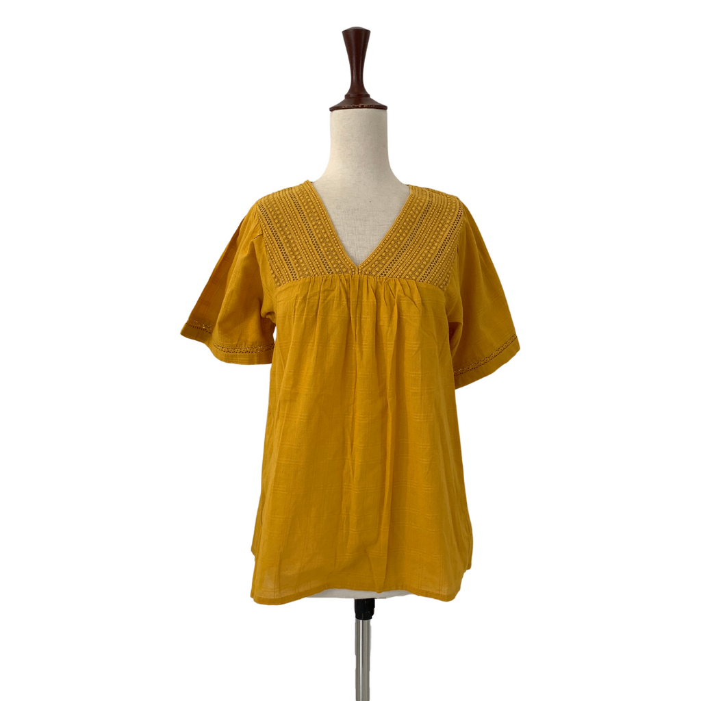 Next Mustard Blouse | Brand New |
