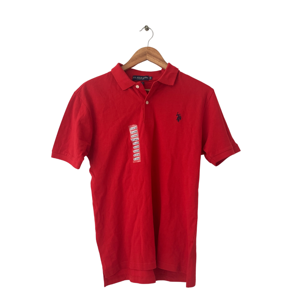 U.S Polo Association Men's Red Polo Shirt | Brand New |