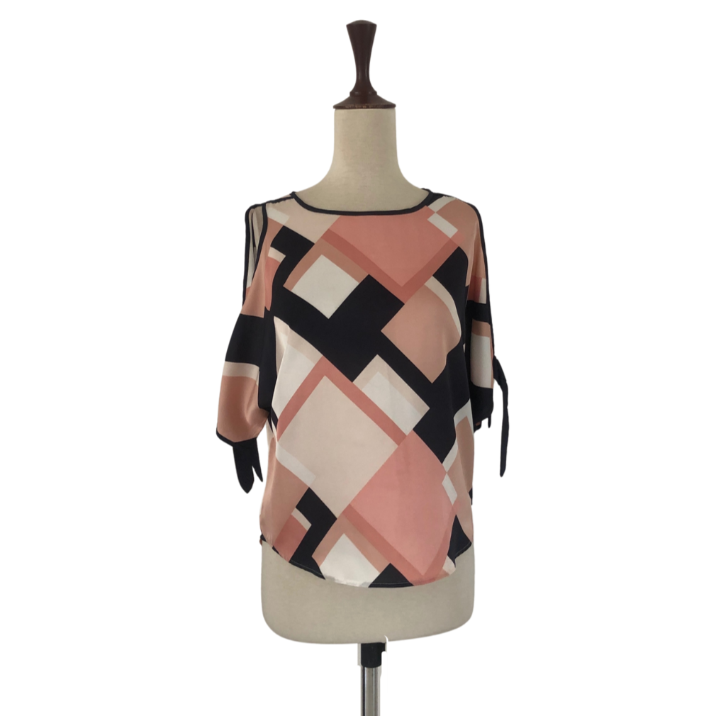 Principles for Debenham's Cold-Shoulder Printed Blouse | Gently Used |