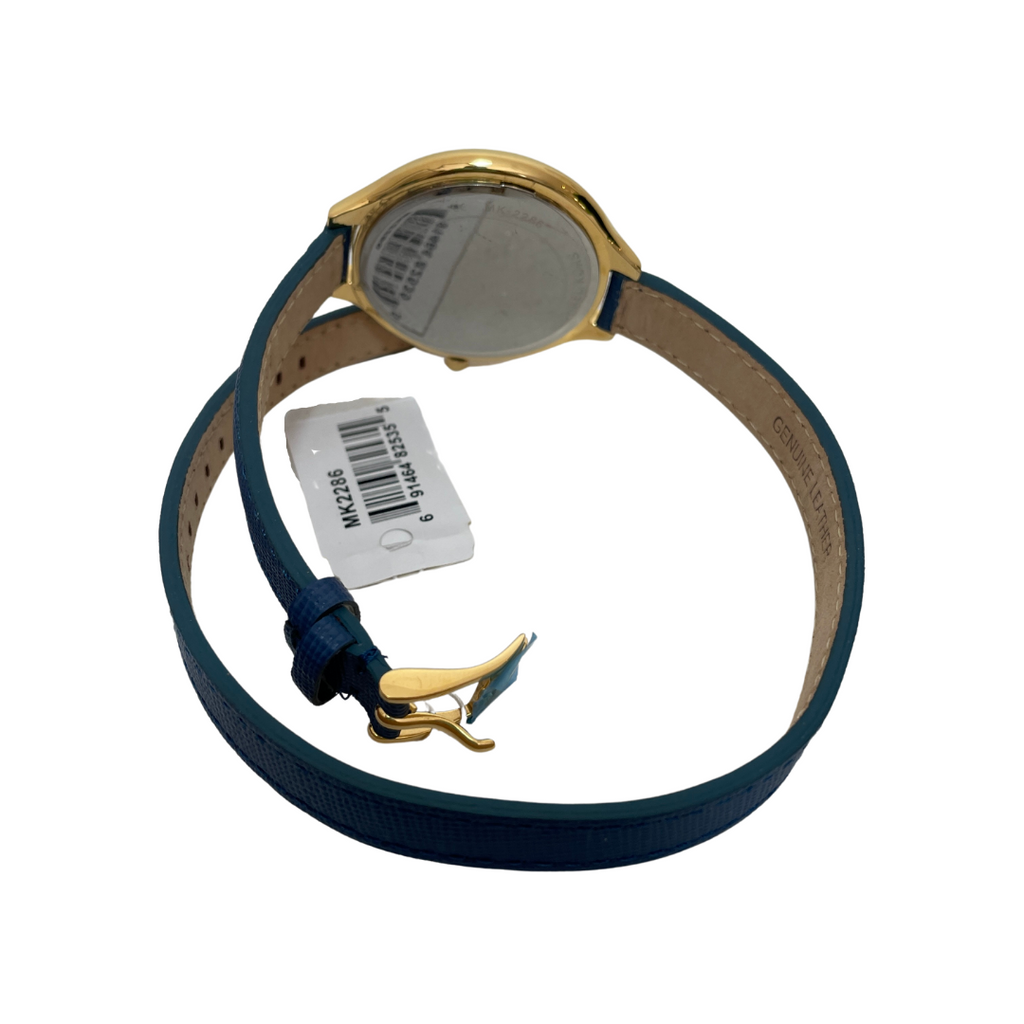 Michael Kors MK2286 Blue Wraparound Watch | Brand New |