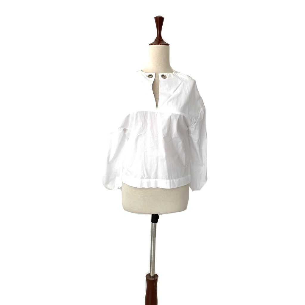 Mango White Shirt with Silver Eyelets | Brand New |