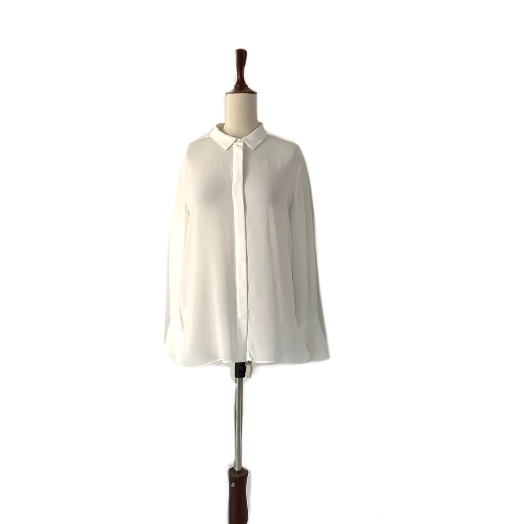 Mango White Formal Collared Shirt | Brand New |