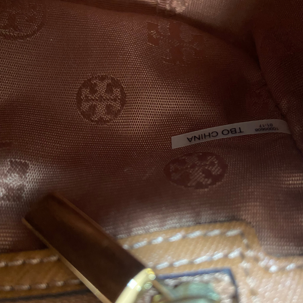 Tory Burch Brown Leather "Robinson" Chain Crossbody Bag | Gently Used |