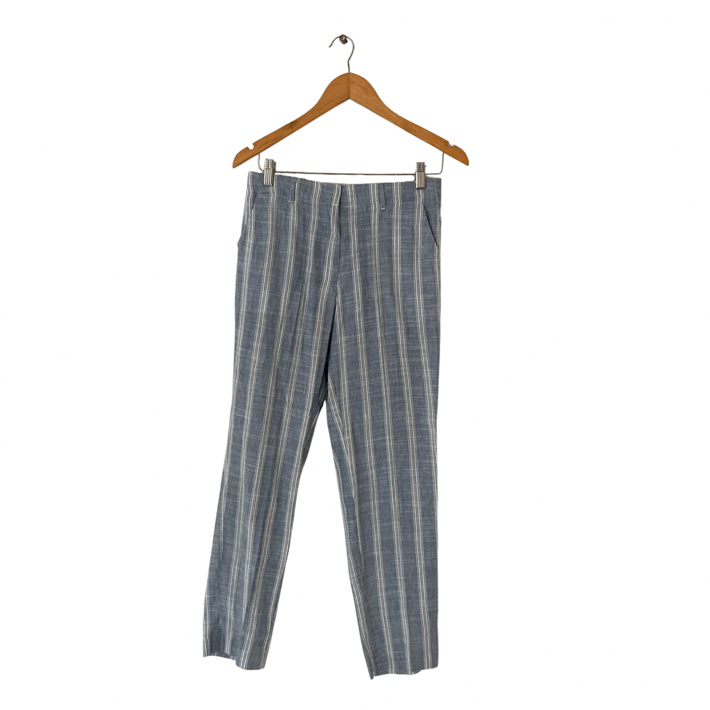 Mango Light Blue Striped Pants | Brand New |