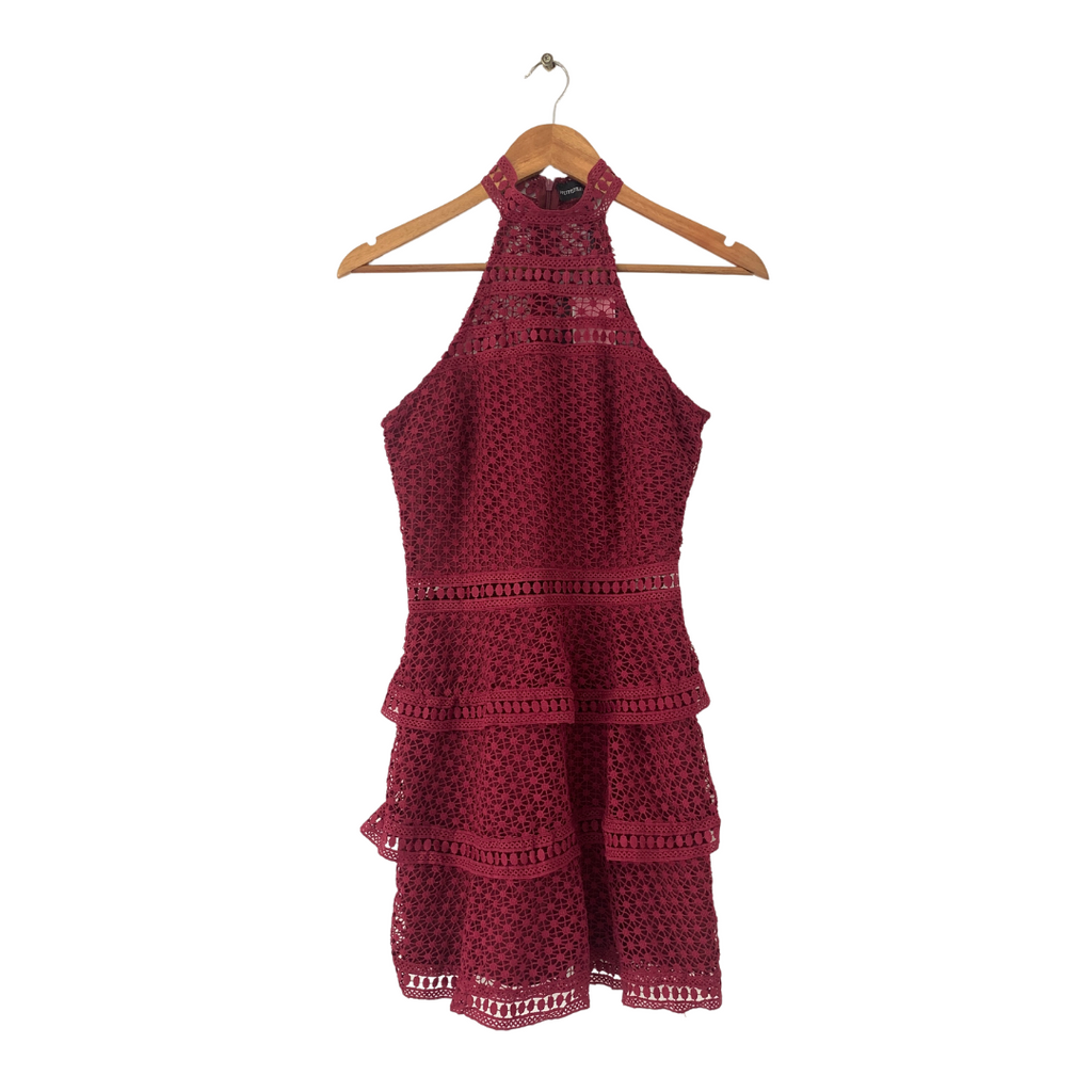 Pretty Little Things Purple Lace Short Dress | Brand New |