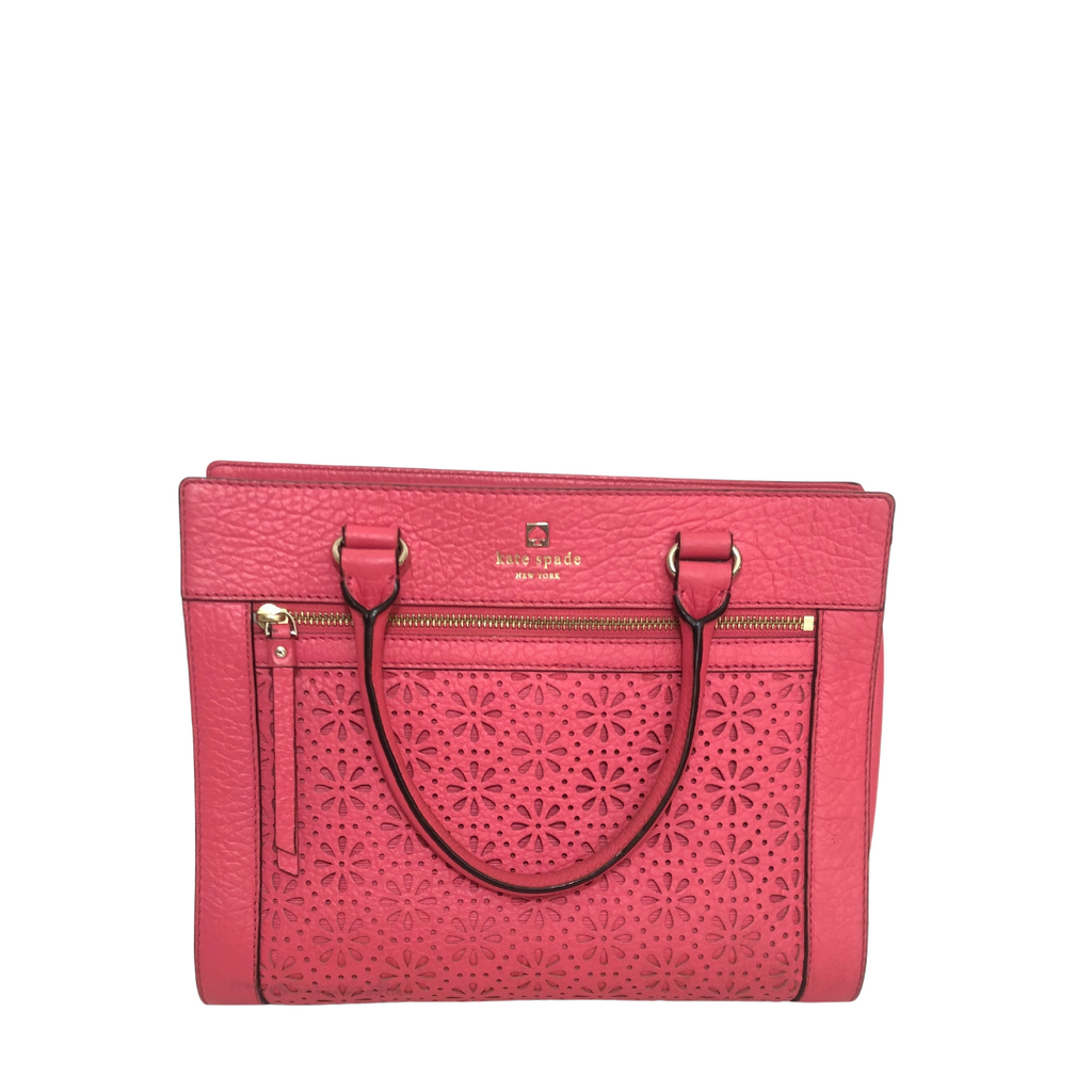 Kate Spade Pink Leather Satchel | Pre Loved |