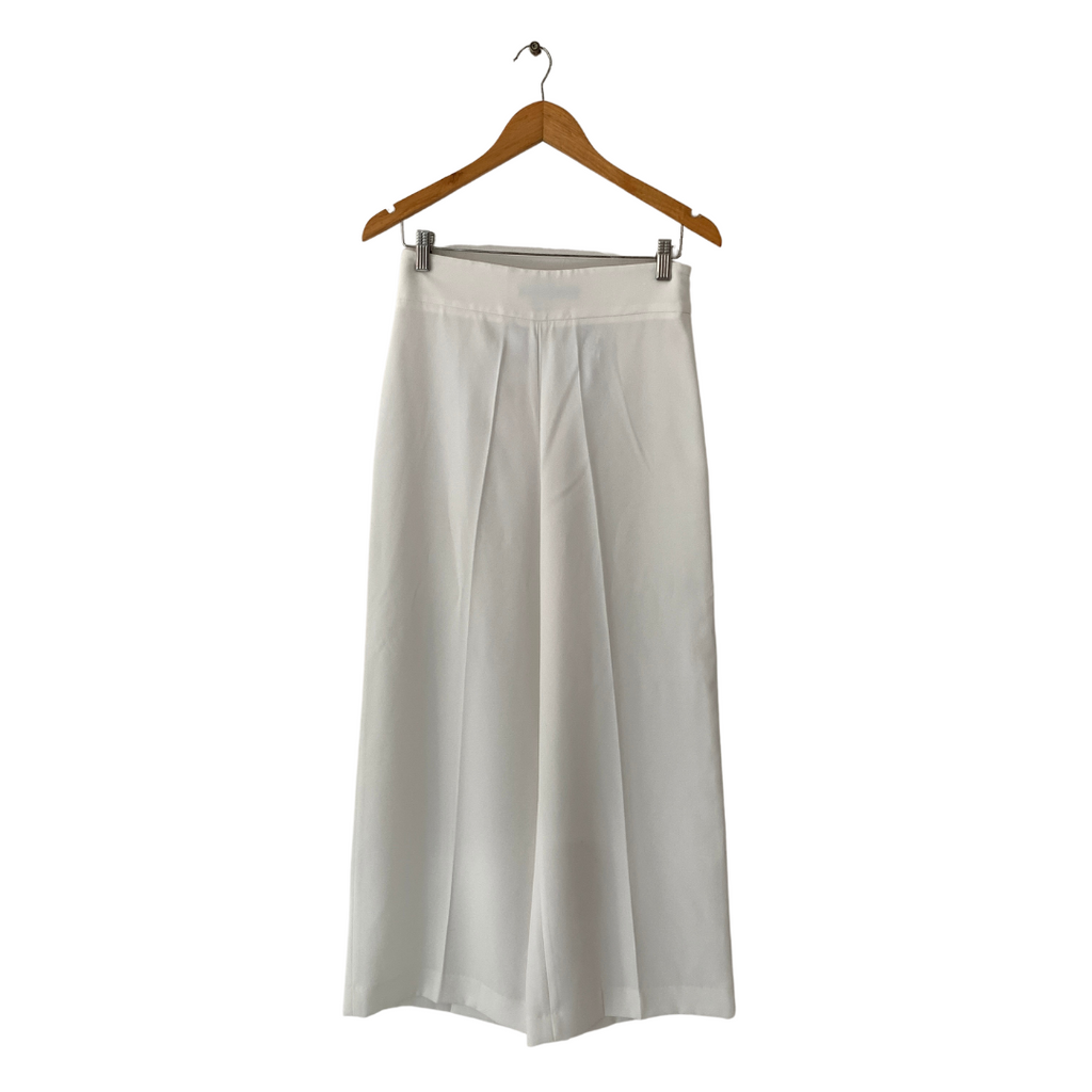 ZARA White Wide-legged Pants | Brand New |