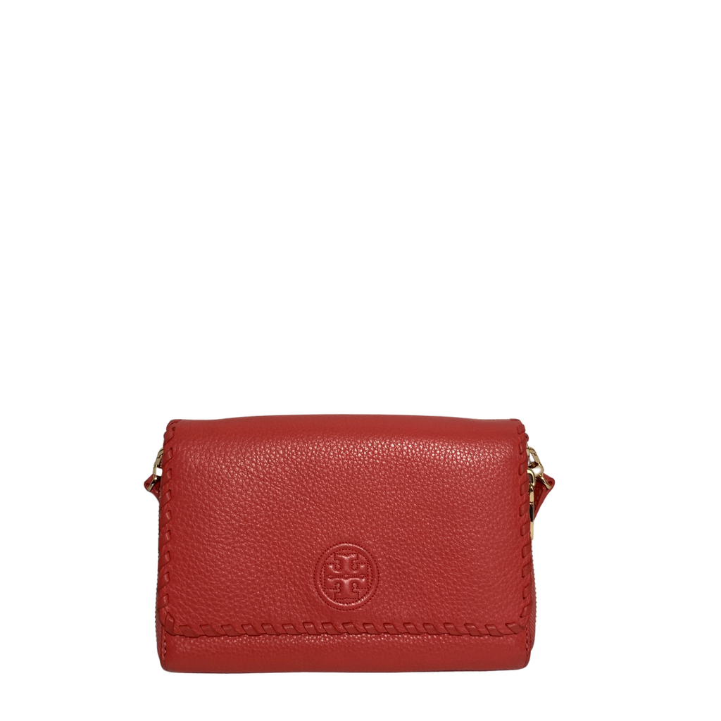 Tory Burch Watermelon Pink Leather Crossbody Bag | Gently used |