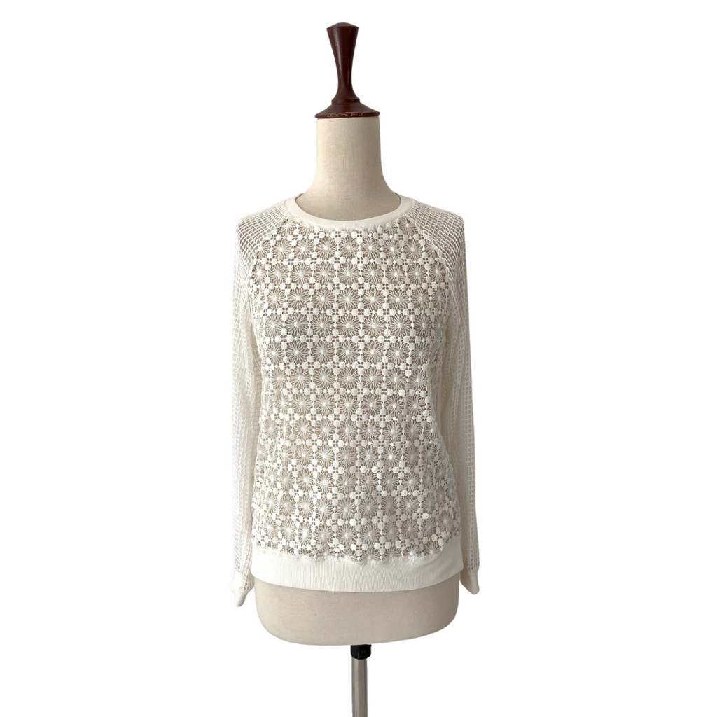 Splash White Lace Top | Brand New |