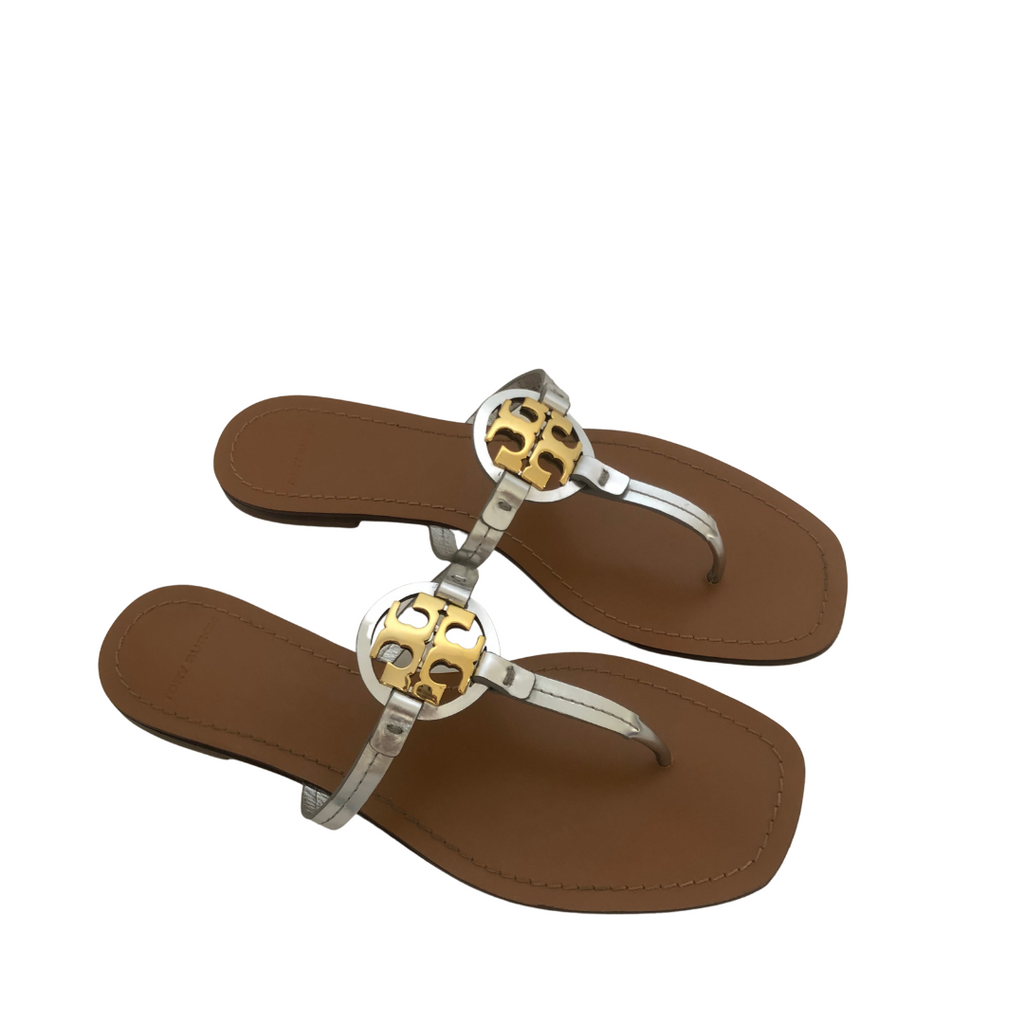 Tory Burch Metallic 'Mini Miller' Thong Sandals | Pre Loved |