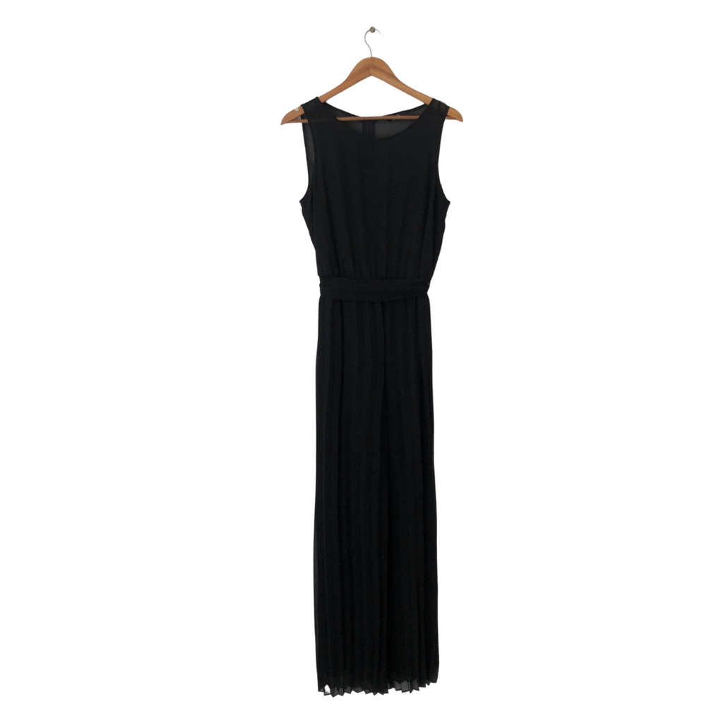 Wallis Black Chiffon Jumpsuit | Gently Used |