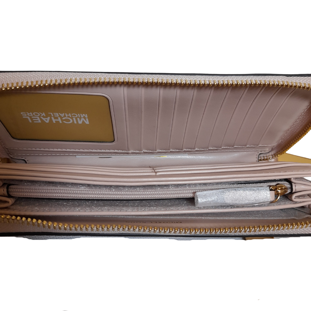 Michael Kors 'Ballet' Travel Continental Leather Wristlet | Brand New |