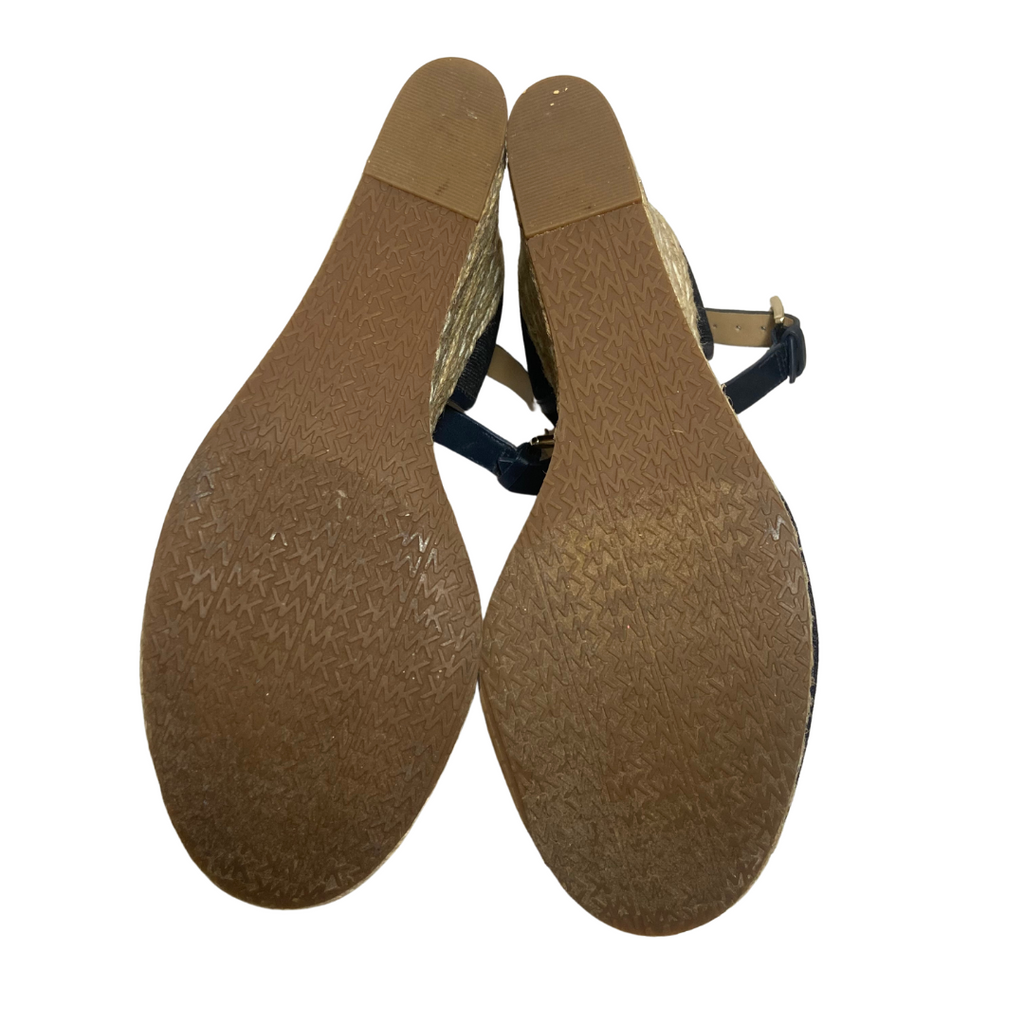 Michael Kors Denim and Jute Espadrille Wedges | Gently Used |