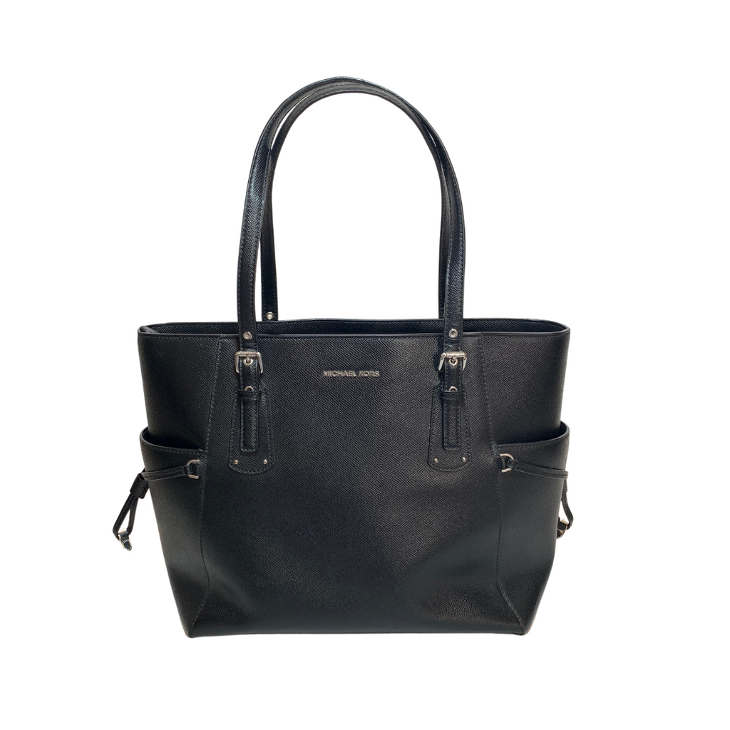 Michael Kors Black Jet Set Leather Tote | Pre Loved |