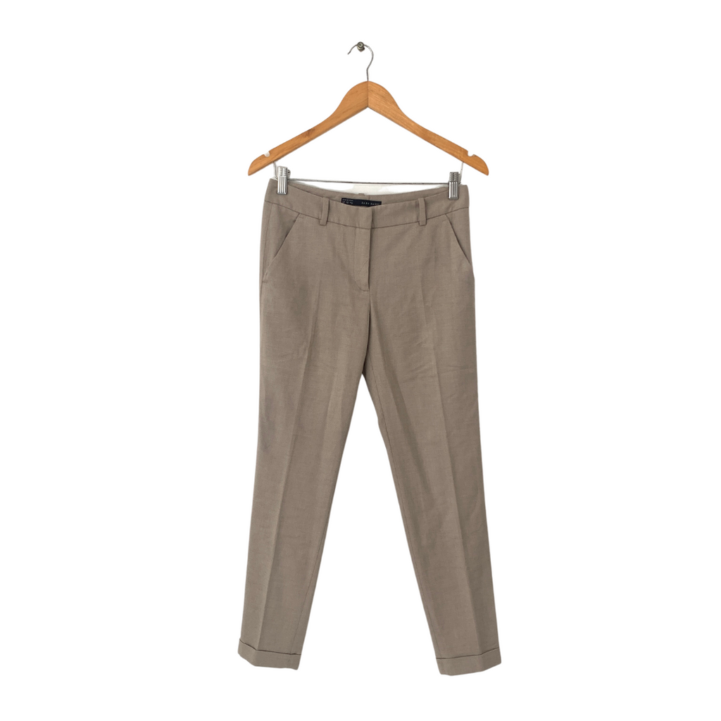 ZARA Beige Cuffed Pants | Pre Loved |